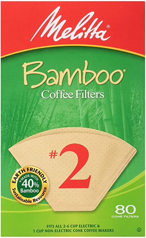 Melitta Bamboo #2 Cone Coffee Filters